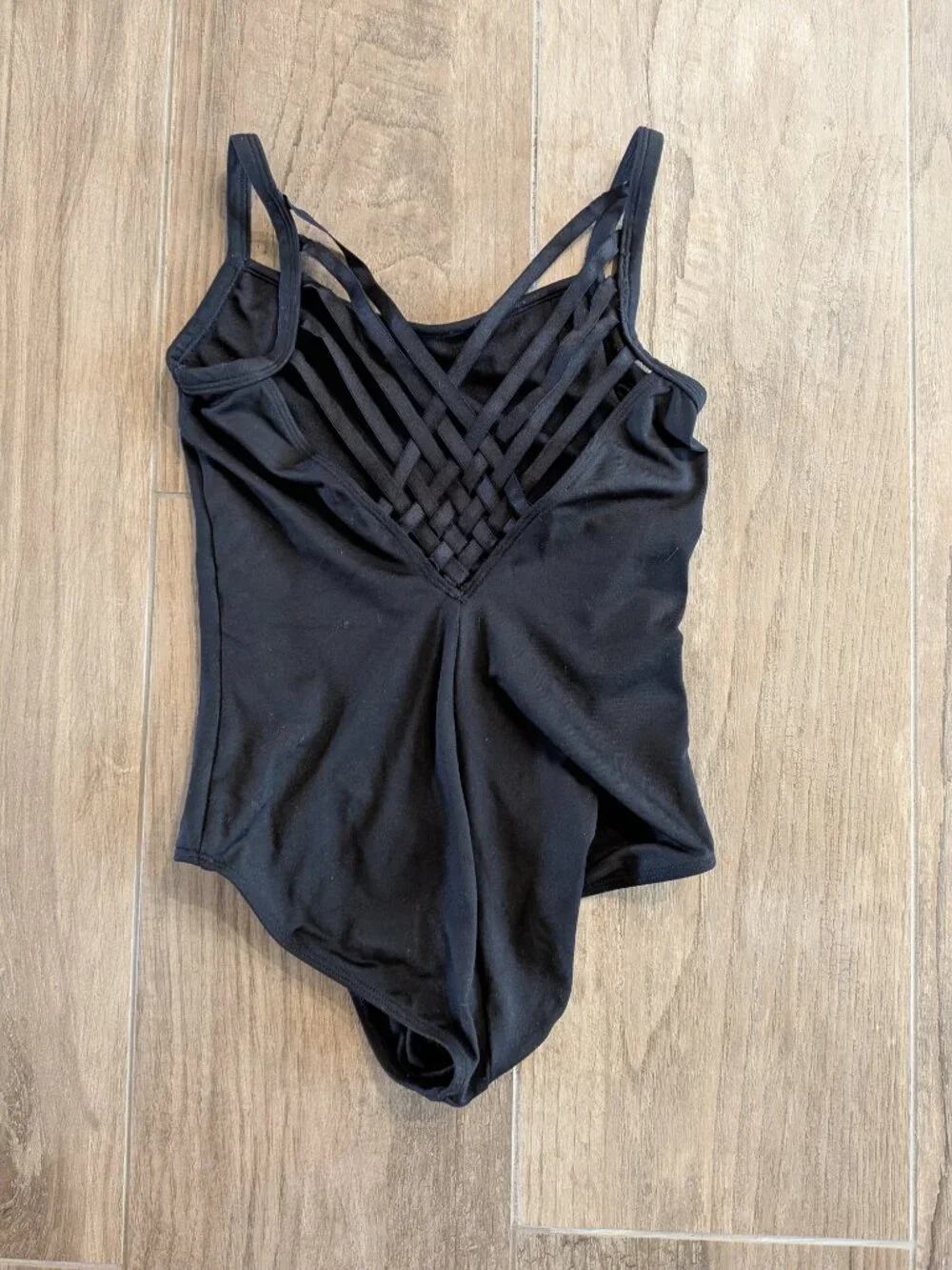 Mirella Girls Black Leotard